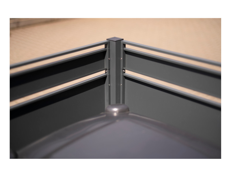 WESTMANN PLANUM 120 2er Mülltonnenverkleidung 240l Holzoptik