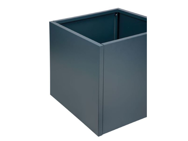 HERSTERA Pflanzgefäß Metall 70x70x70 anthrazit