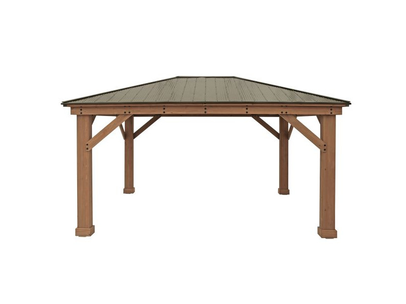 WESTMANN Holzpavillon DEVON 371x490 cm natur "12x16"