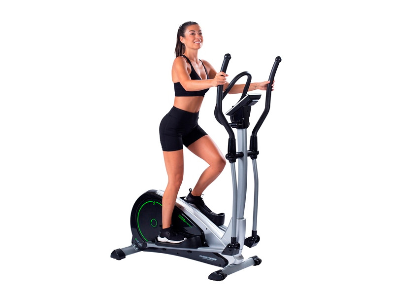 CHRISTOPEIT Crosstrainer Ergometer Eco 2000 mit KinoMap APP und Generatortechnik
