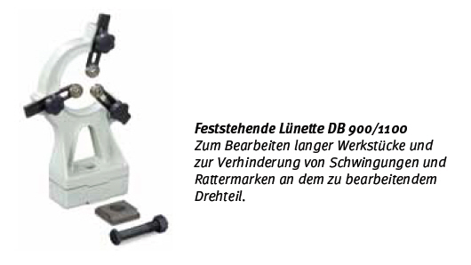 HOLZSTAR Feststehede Lünette für DB 900