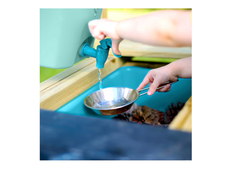 TP TOYS Holz Kinderspielküche DELUXE mit Zubehör