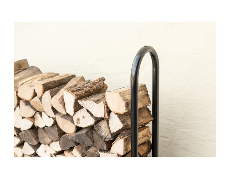 SHELTERLOGIC Kaminholzregal mit Abdeckung 25x244x118 cm