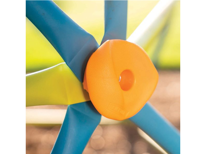 LIFETIME Klettergerüst GEODOME 335x335x168 blau/lime