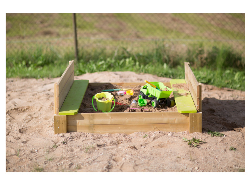 WENDI TOYS Sandkasten Deluxe 120x120x25