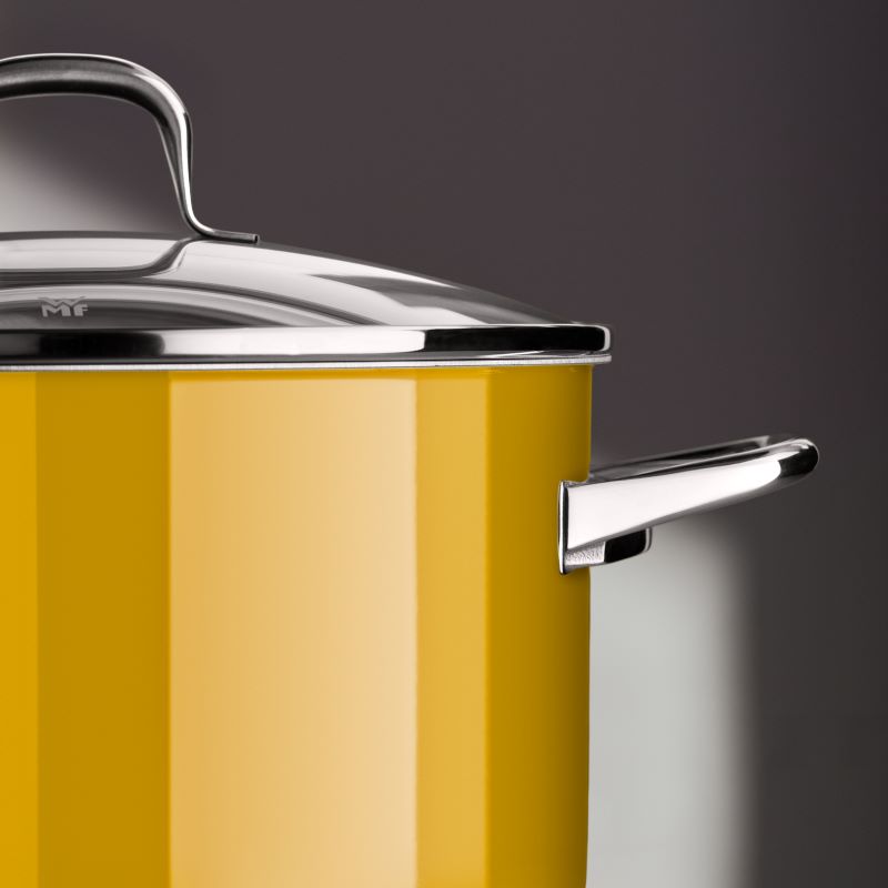 WMF Fusiontec Essential Pro, Topf-Set, 4-teilig, Mango Yellow