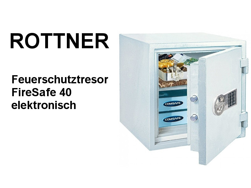 ROTTNER Feuerschutztresor FireSafe 40 elektronisch