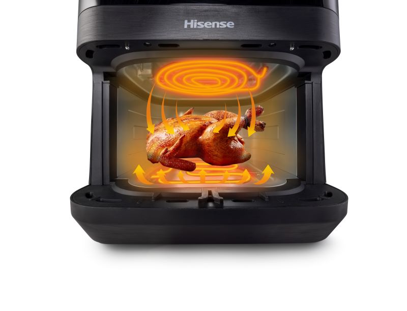HISENSE AirFryer Solo - Heißluft-Fritteuse (7,7 Liter) HAF2100DCD