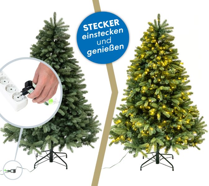 EVERGREEN Weihnachtsbaum Roswell Kiefer 210 cm