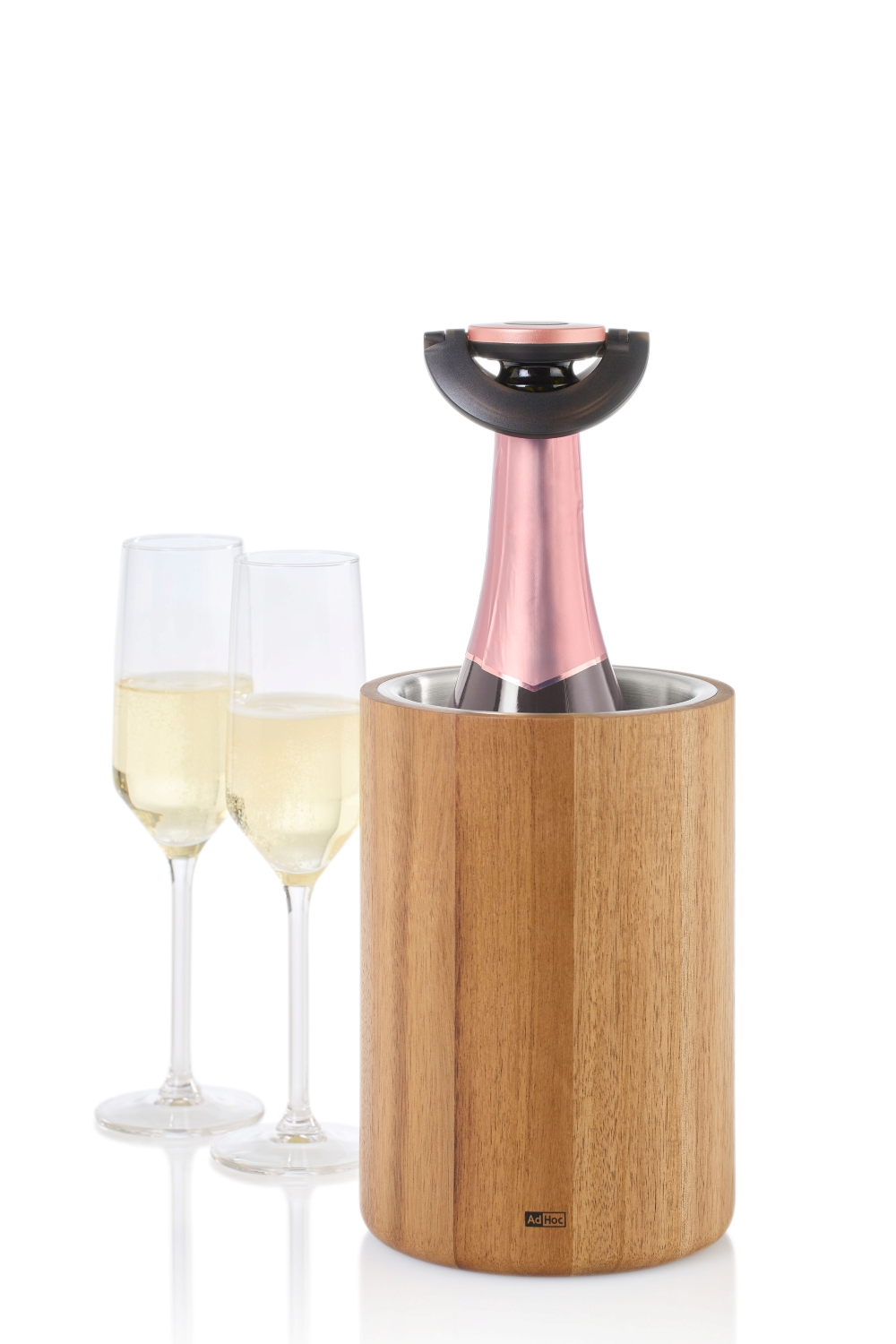 AdHoc Gusto FV54 Sekt- & Champagnerverschluss Schwarz-Roségold