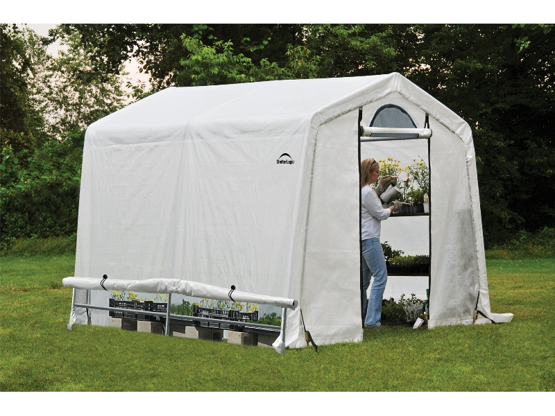 SHELTERLOGIC Folien Gewächshaus Treibhaus 5,76m²