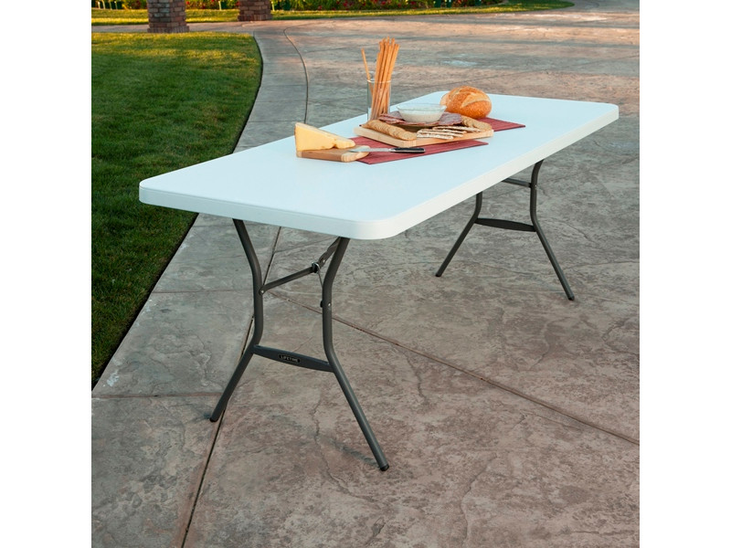 LIFETIME Klapptisch Kunststoff weiss