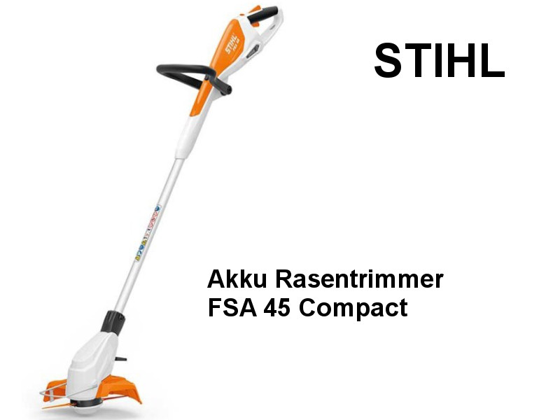 STIHL Akku Rasen Trimmer FSA 45 Compact mit Akku und Ladegerät