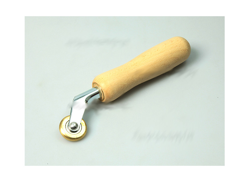 LEISTER 106.972 Andrückrolle Ø 28 x 6 mm, Messing kugelgelagert