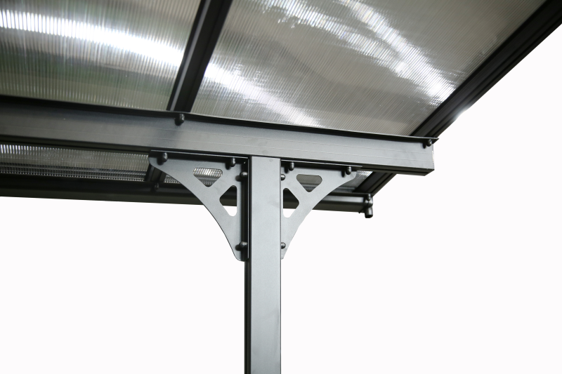 WESTMANN Alu Terassenüberdachung Bruce 617 schwarz