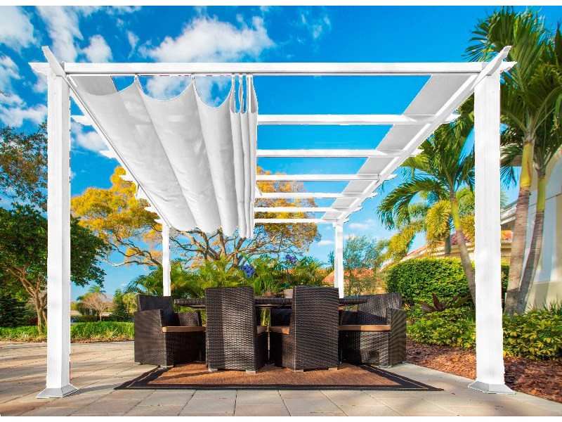 PARAGON Outdoor Pavillon FLORENZ 350x505x236 weiss