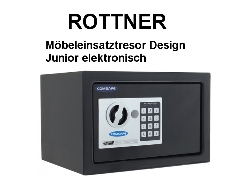 ROTTNER Möbeleinsatztresor Design Junior elektronisch