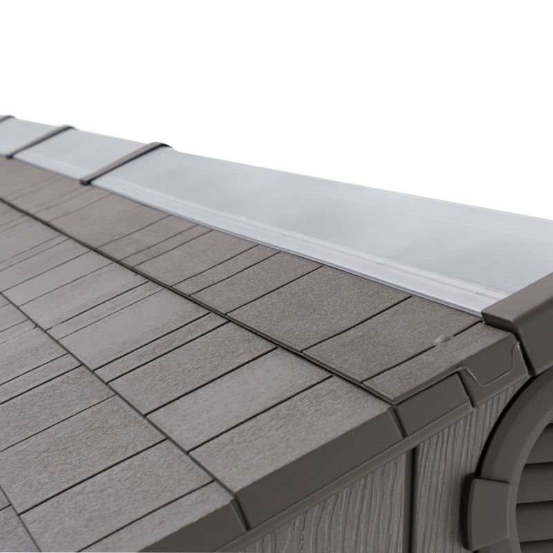 LIFETIME Kunststoff Gerätehaus NEPTUN,243x610x241 cm