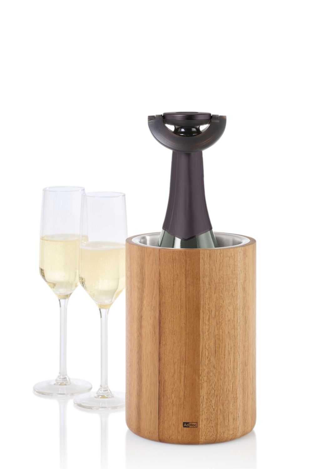 AdHoc Gusto FV31 Sekt- und Champagnerverschluss Schwarz
