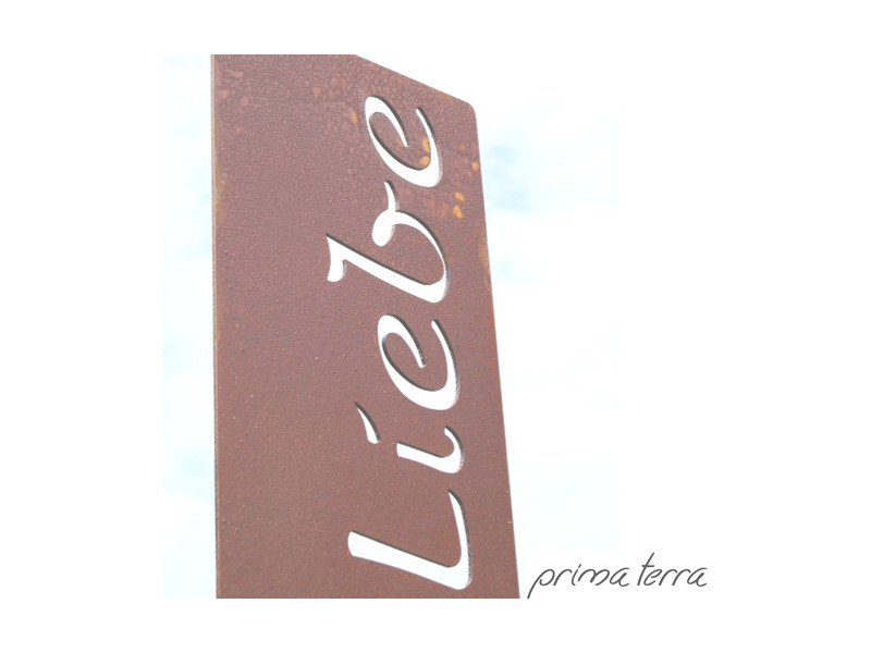 PRIMA TERRA Gartenstelen "LIEBE" 120x20cm