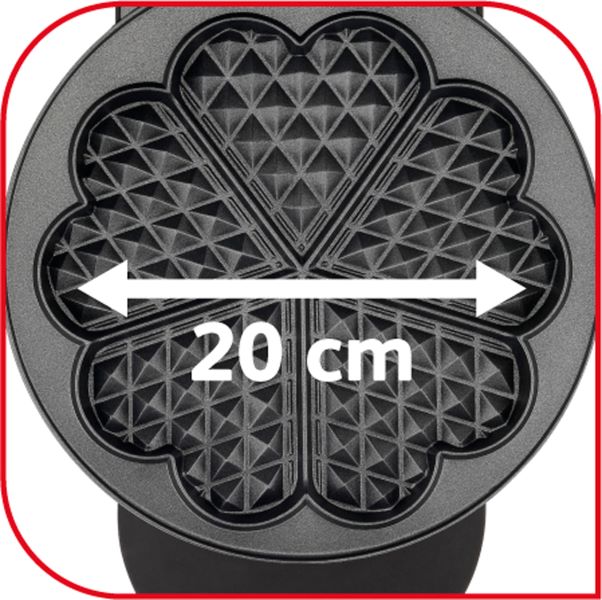 TEFAL Herzwaffeleisen WM310D