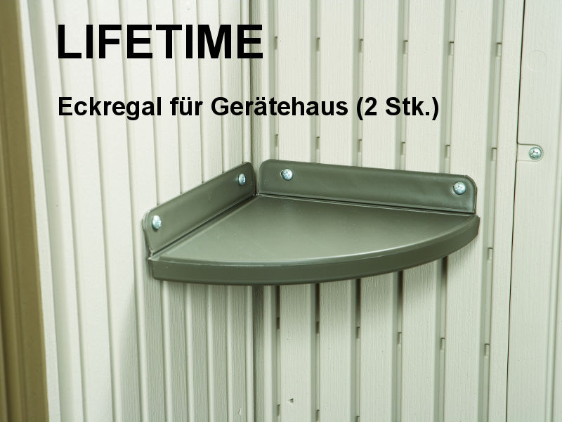 LIFETIME Eckregal 2 Stk. für Gerätehaus
